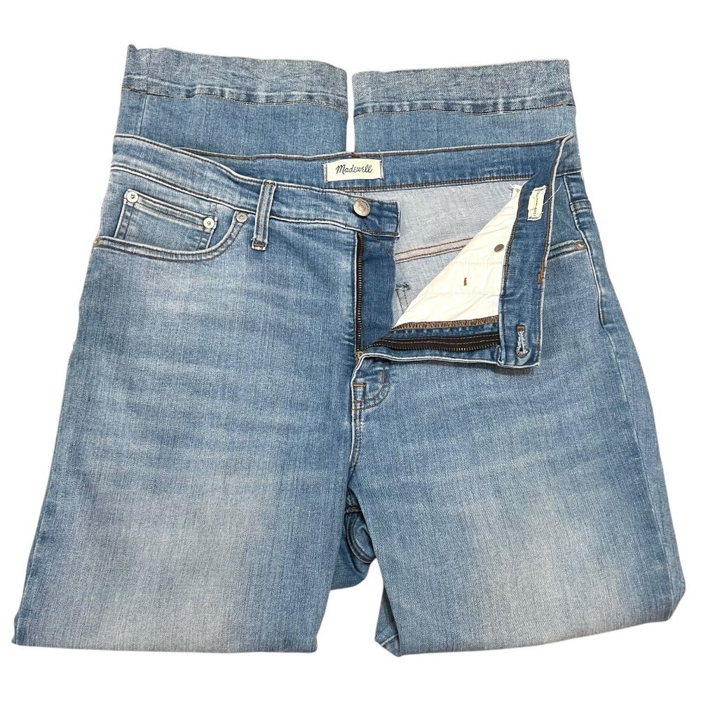 Madewell Cali Demi Boot Medium Wash Stretch Denim Jeans Women’s 32 - Picture 10 of 15